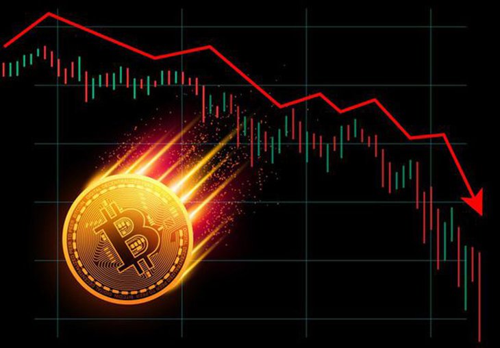 Giá Bitcoin đột ngột rơi theo phương thẳng đứng 1